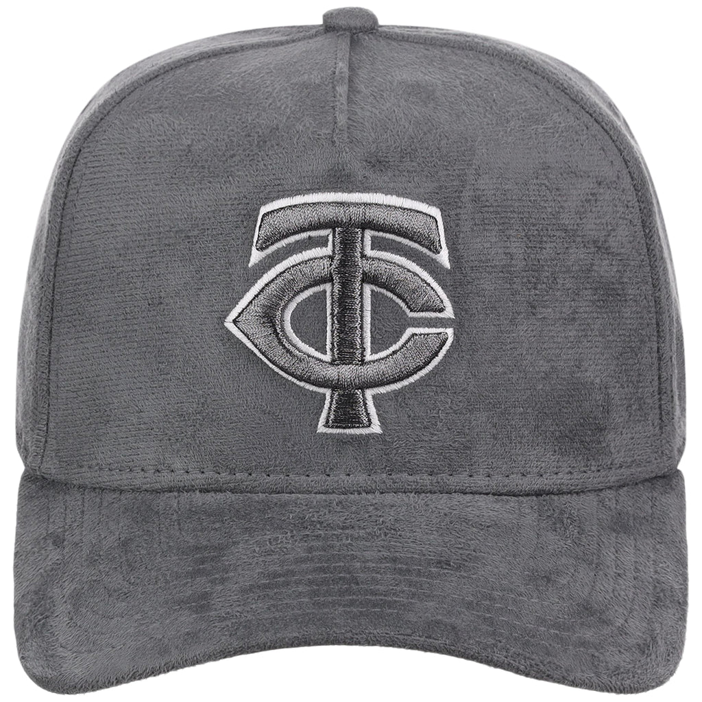 Minnesota Twins MLB Gray x Suede FASHION CORE New Era 9FORTY A-Frame