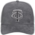 Minnesota Twins MLB Gray x Suede FASHION CORE New Era 9FORTY A-Frame