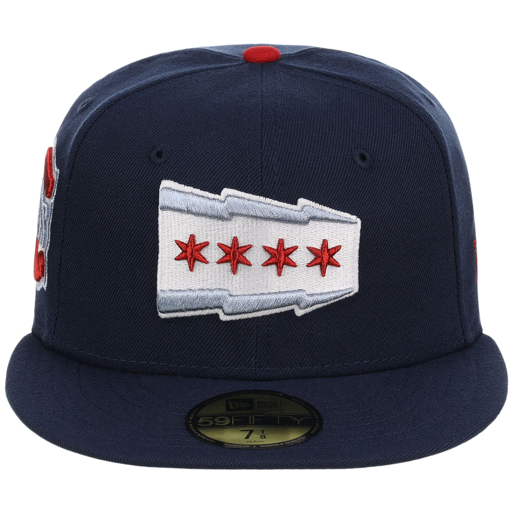 Chicago Cubs Northside Chicago Crown the City New Era 59FIFTY (Navy/Navy)