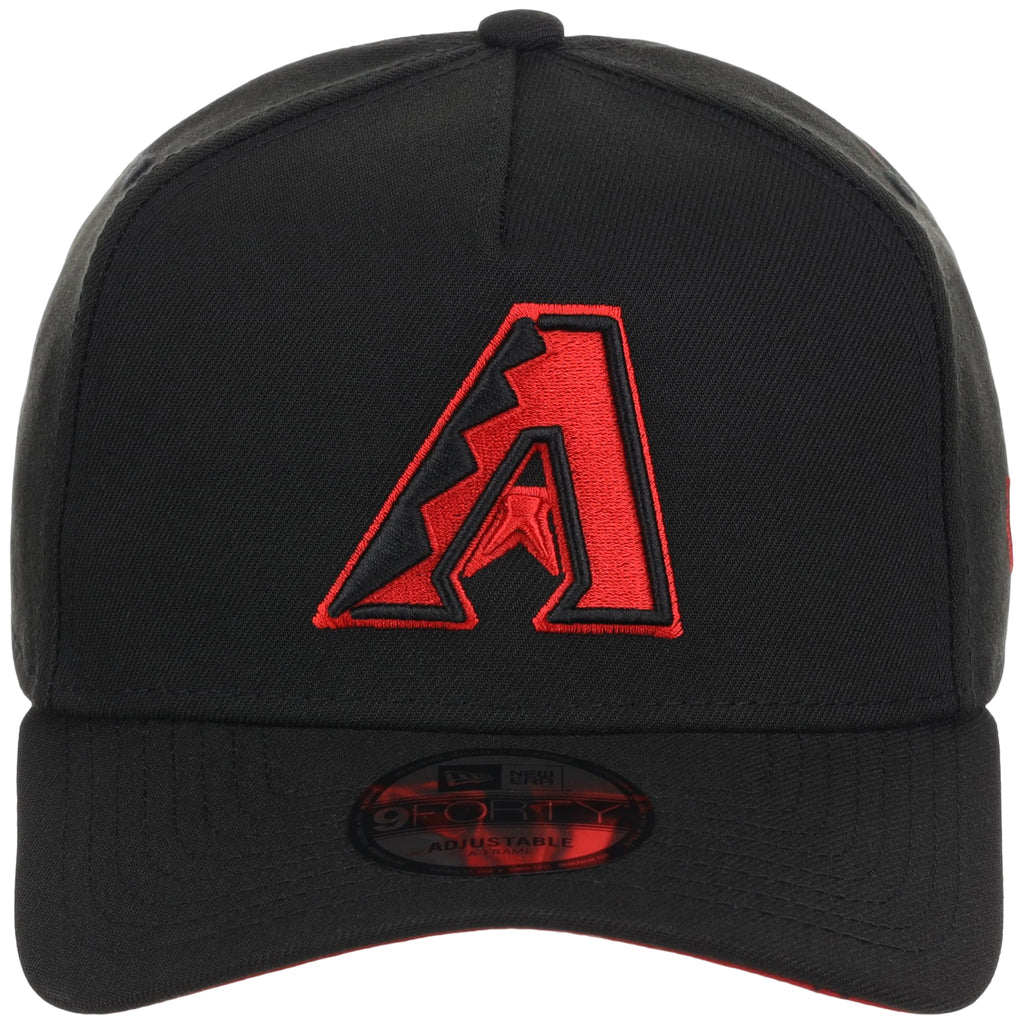 Arizona Diamondbacks MLB Black x Red FASHION CORE New Era 9FORTY A-Frame