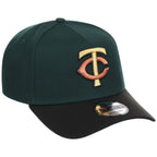 Minnesota Twins MLB Dark Green x Black FASHION CORE New Era 9FORTY A-Frame