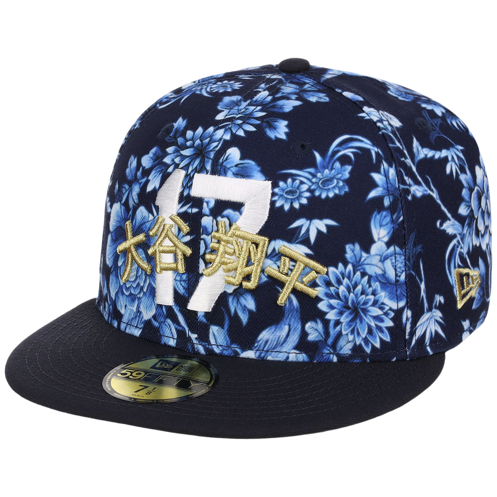 Los Angeles Dodgers Pacific Canvas New Era 59FIFTY (Floral/Navy)