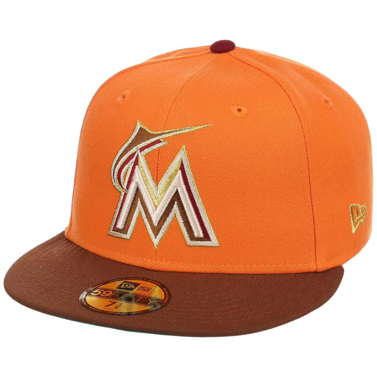 Miami Marlins MLB Golden Harvest New Era 59FIFTY
