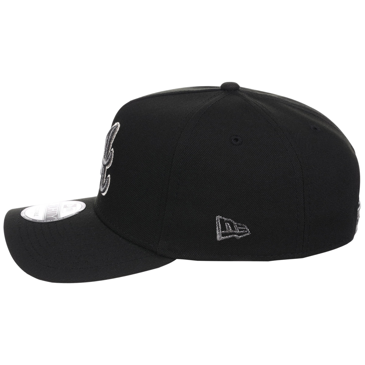 Atlanta Braves MLB Liquid Titanium New Era 9FORTY A-Frame