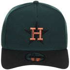 Houston Astros MLB Dark Green x Black FASHION CORE New Era 9FORTY A-Frame
