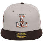 Texas Rangers Lone Star Livestock New Era 59FIFTY (Stone/Dark Brown)