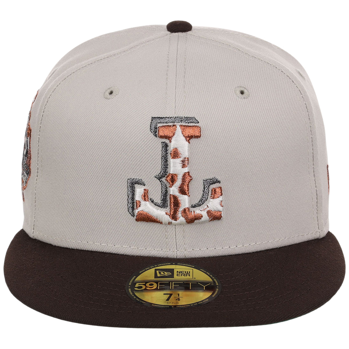 Texas Rangers Lone Star Livestock New Era 59FIFTY (Stone/Dark Brown)