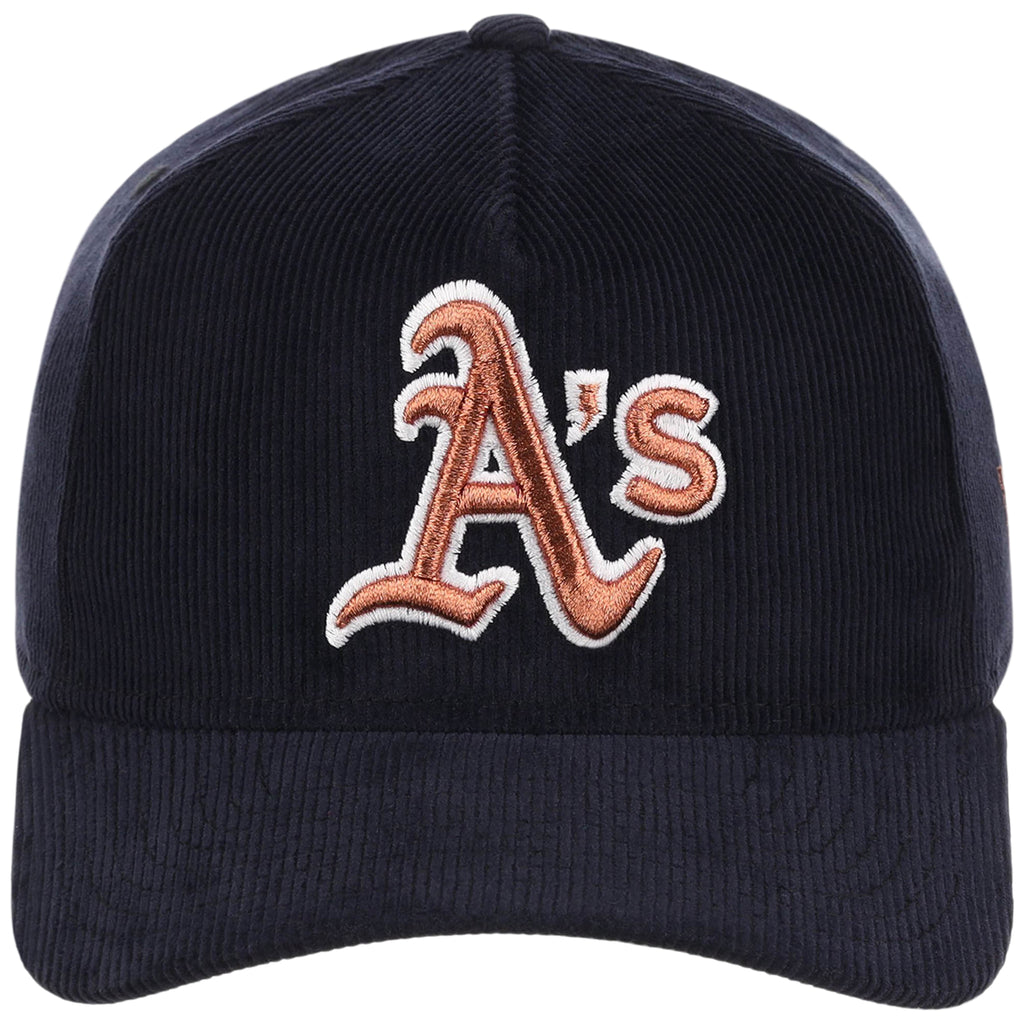 Oakland Athletics MLB Navy Cord FASHION CORE New Era 9FORTY A-Frame