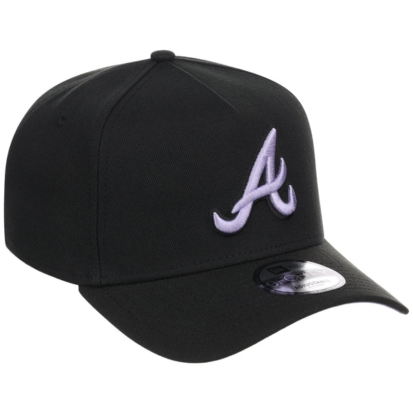 Atlanta Braves MLB Black x Lavender FASHION CORE New Era 9FORTY A