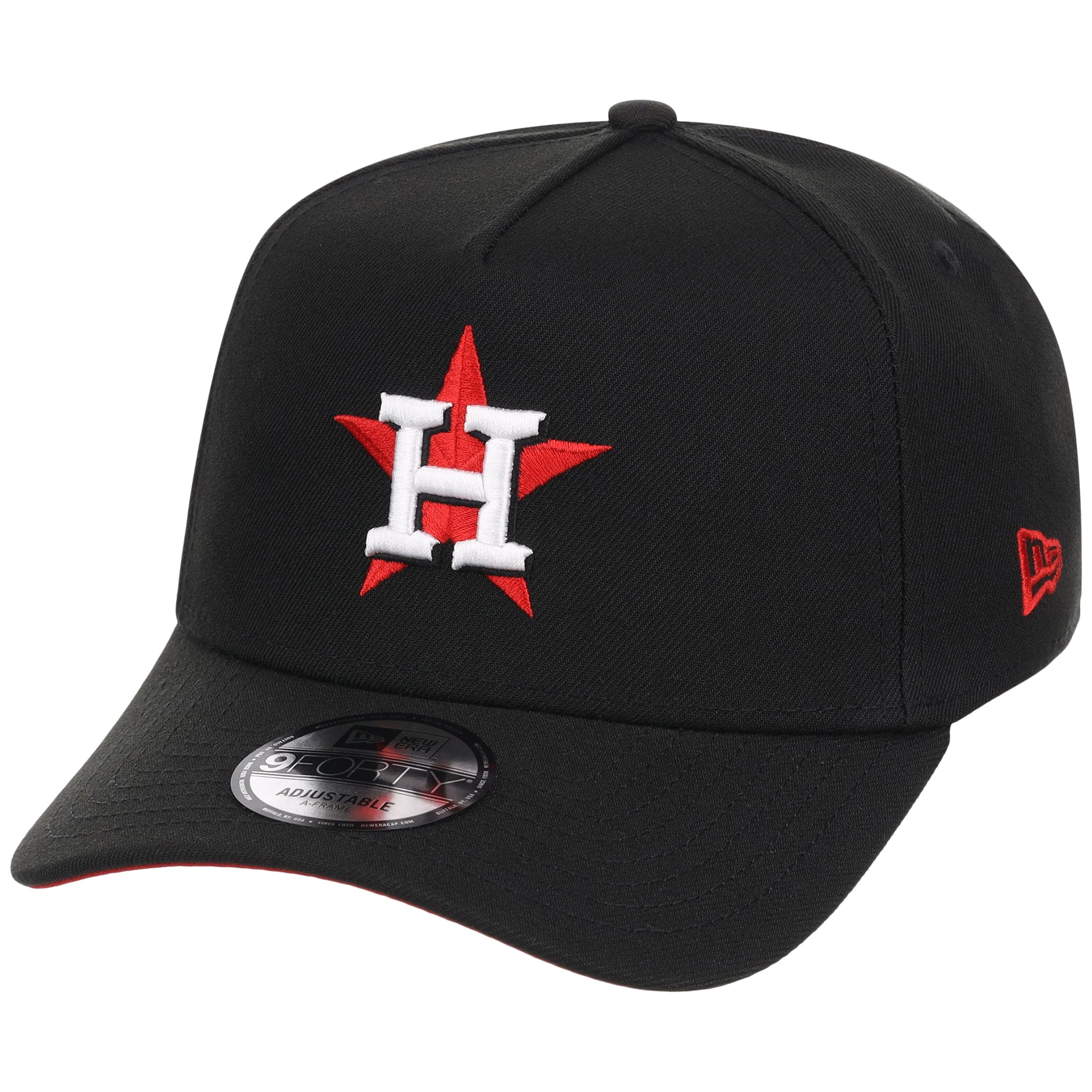 Houston Astros MLB Black x Red FASHION CORE New Era 9FORTY A-Frame