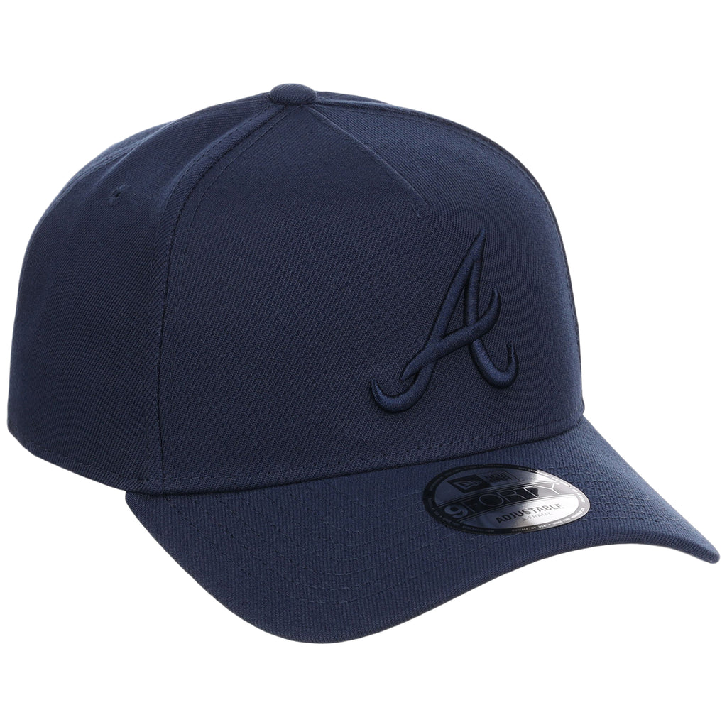 Atlanta Braves MLB Navy FASHION CORE New Era 9FORTY A-Frame