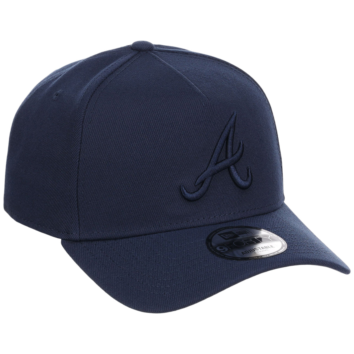 Atlanta Braves MLB Navy FASHION CORE New Era 9FORTY A-Frame