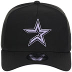Houston Astros MLB Black x Lavender FASHION CORE New Era 9FORTY A-Frame