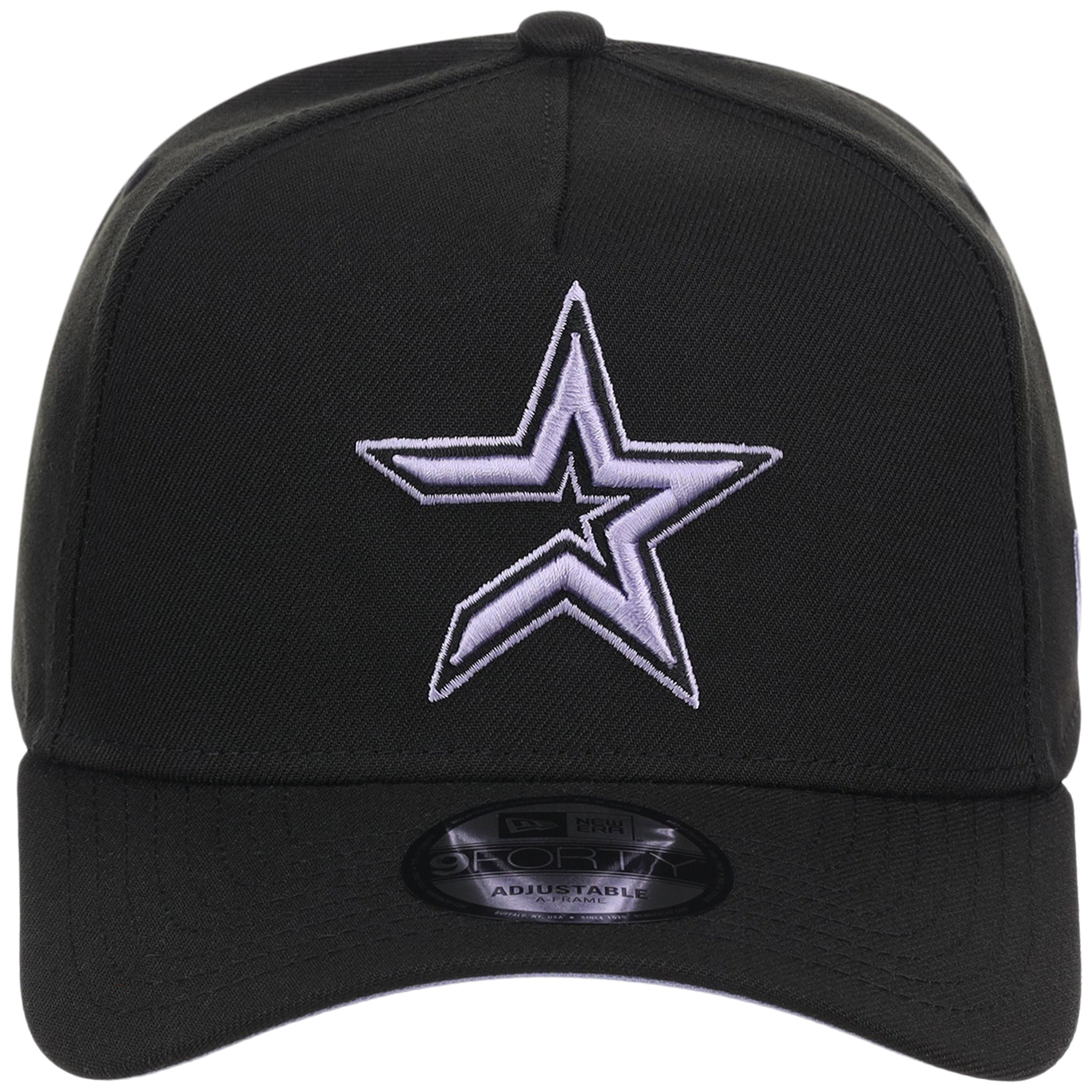 Houston Astros MLB Black x Lavender FASHION CORE New Era 9FORTY A-Frame