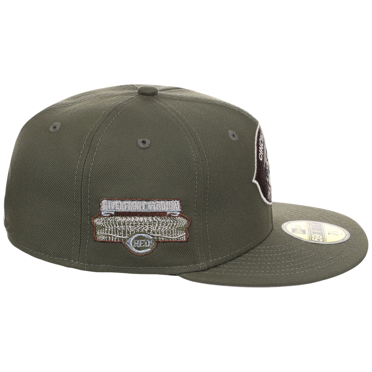 Cincinnati Reds MLB Olive Alloy New Era 59FIFTY