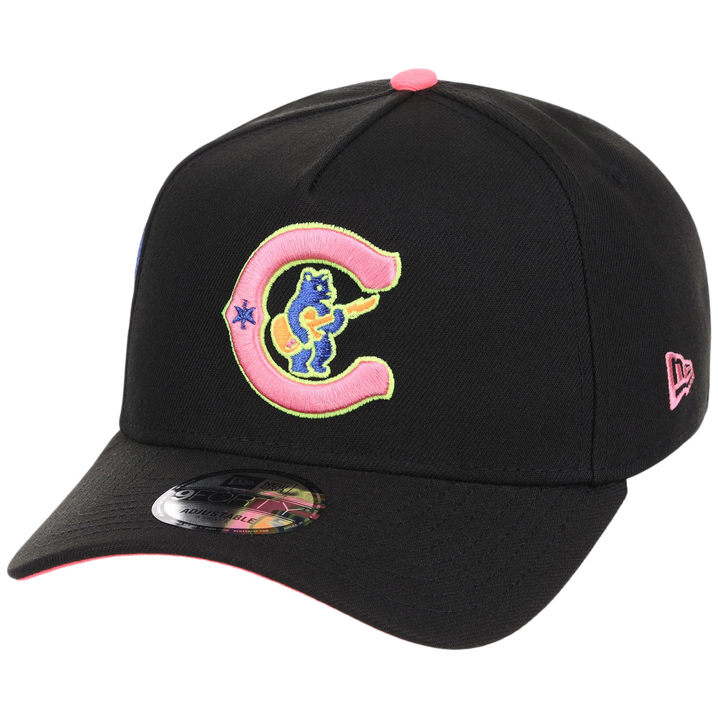 Chicago Cubs MLB Main Stage Black Neon New Era 9FORTY AF