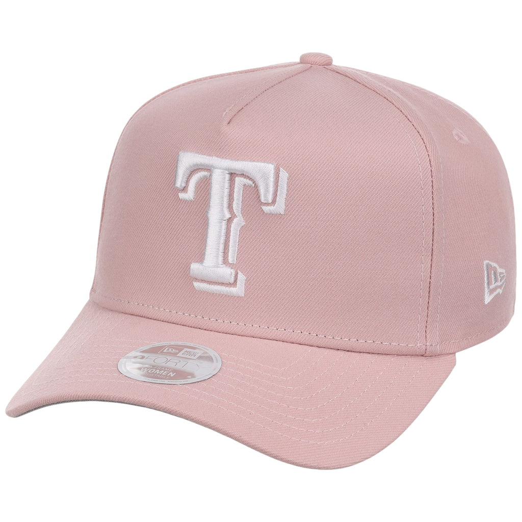 Texas Rangers Women's New Era 9FORTY Pink A-Frame