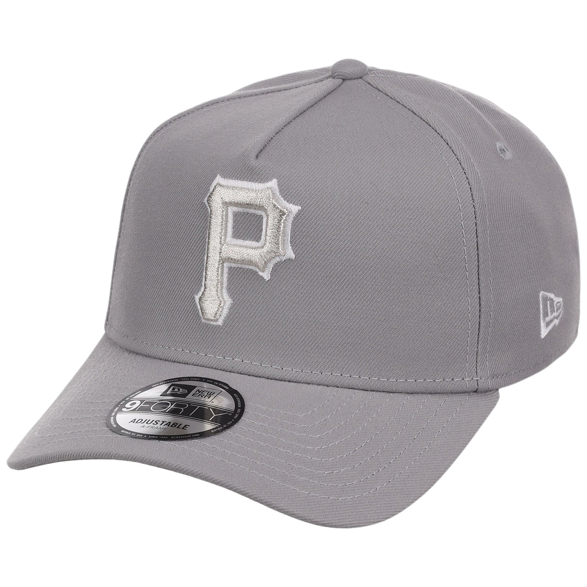 Pittsburgh Pirates MLB Gray x White FASHION CORE New Era 9FORTY A-Frame