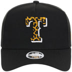 Texas Rangers Women's New Era 9FORTY Black x Cheetah A-Frame