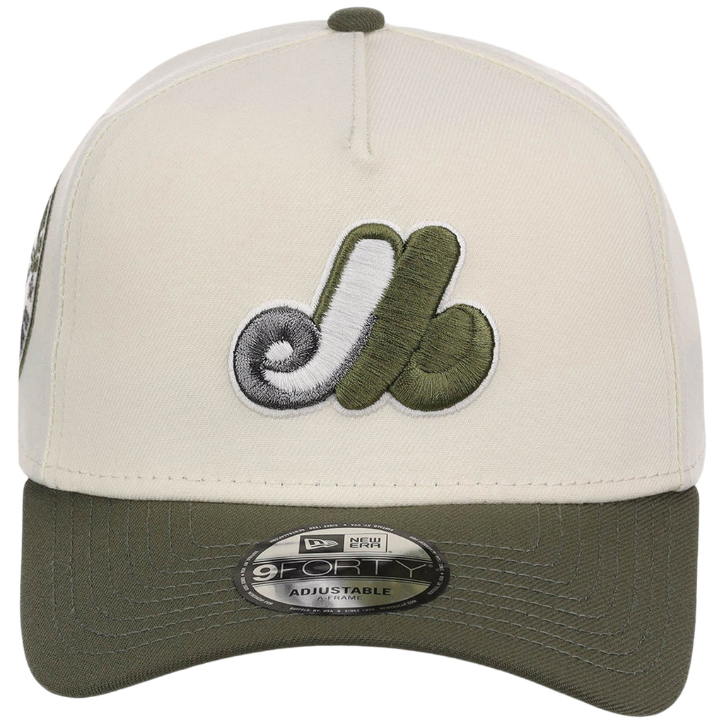 Montreal Expos MLB Chrome Olive New Era 9FORTY