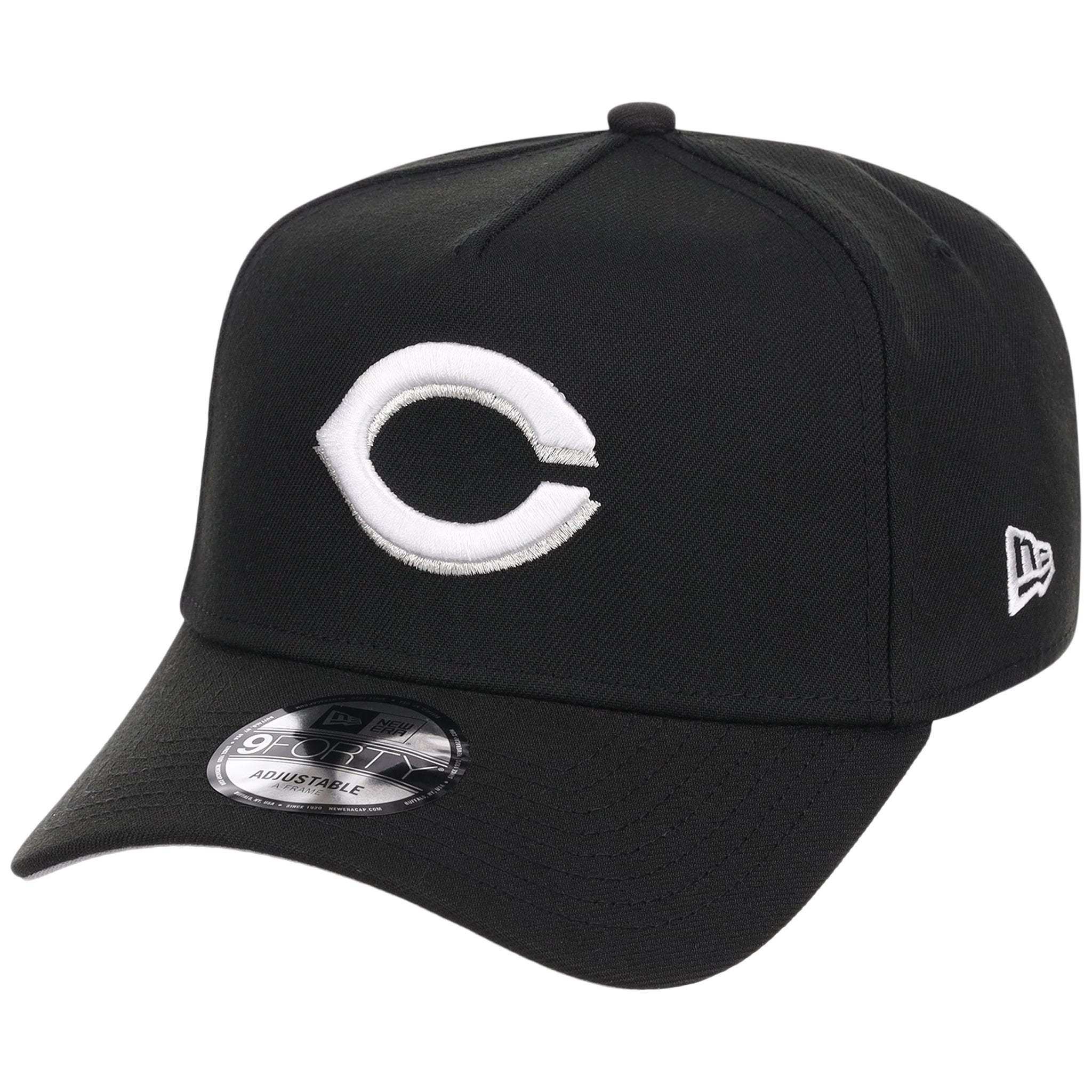 Cincinnati Reds MLB Black x White FASHION CORE New Era 9FORTY A-Frame