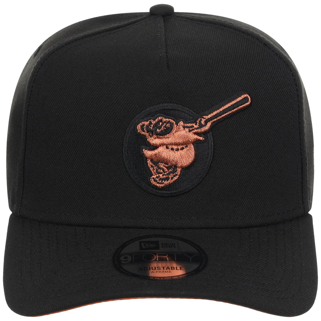 San Diego Padres MLB Black x Rust FASHION CORE New Era 9FORTY A-Frame
