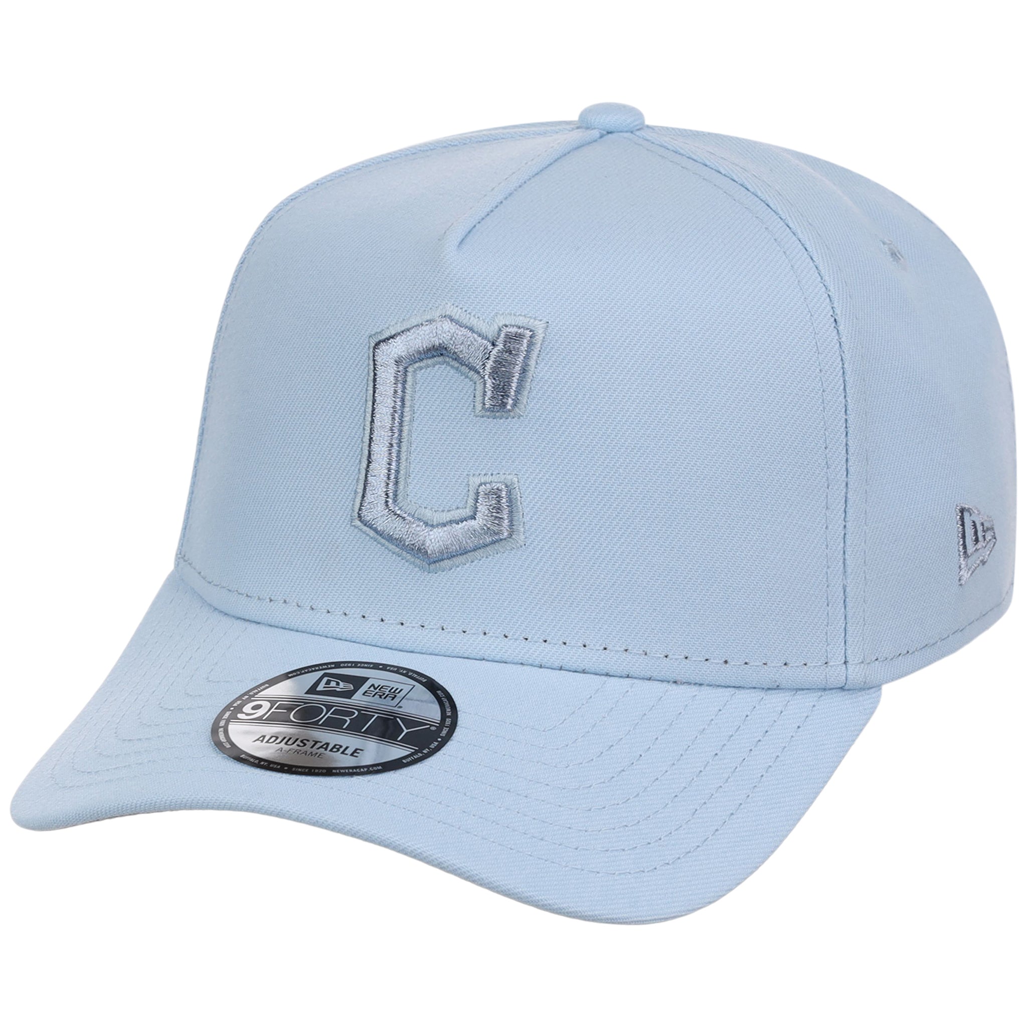 Cleveland Guardians MLB Glacial Blue New Era 9FORTY A-Frame