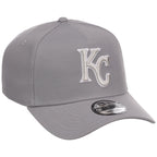 Kansas City Royals MLB Gray x White FASHION CORE New Era 9FORTY A-Frame