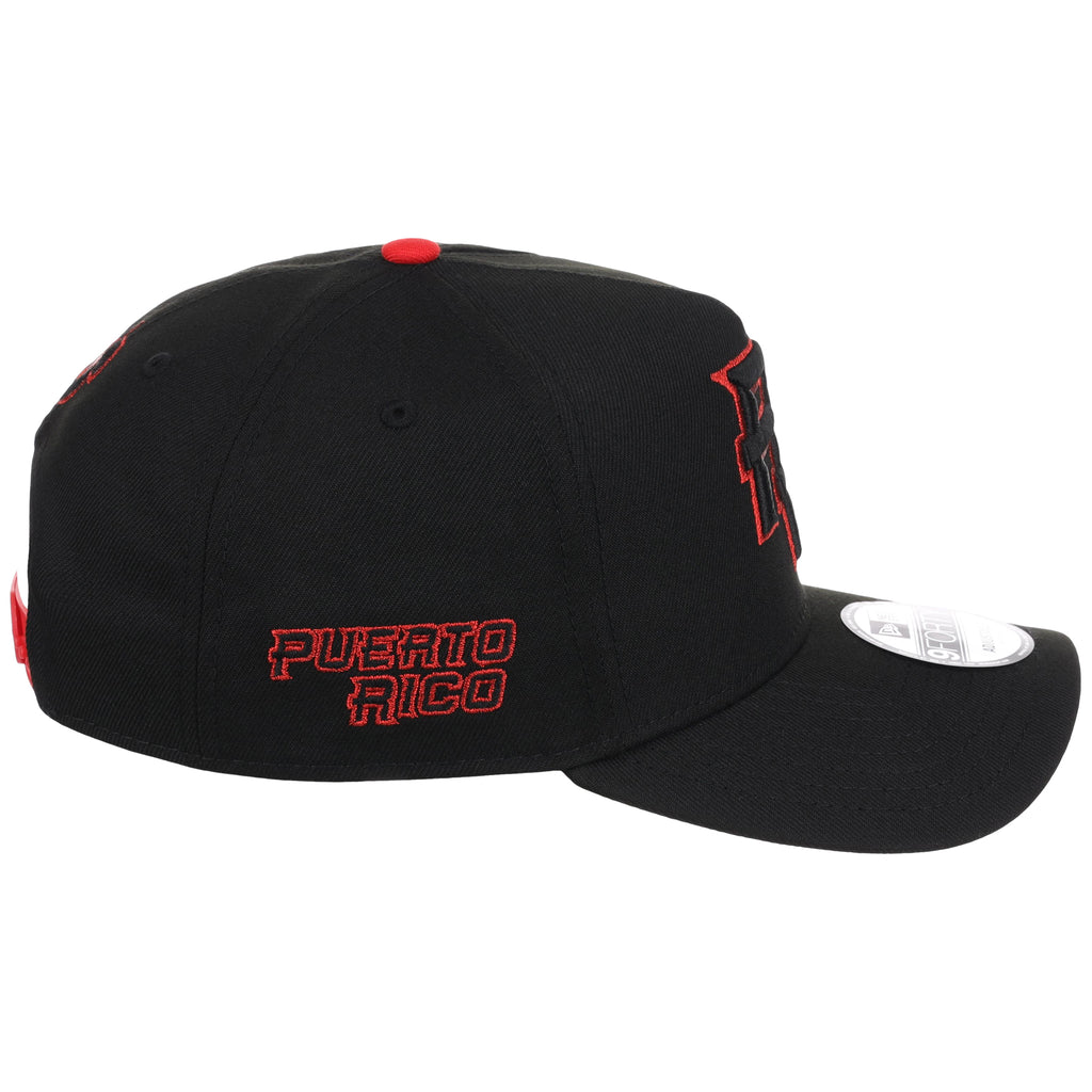 Puerto Rico Crown the Country New Era 9FORTY (Black/Black)
