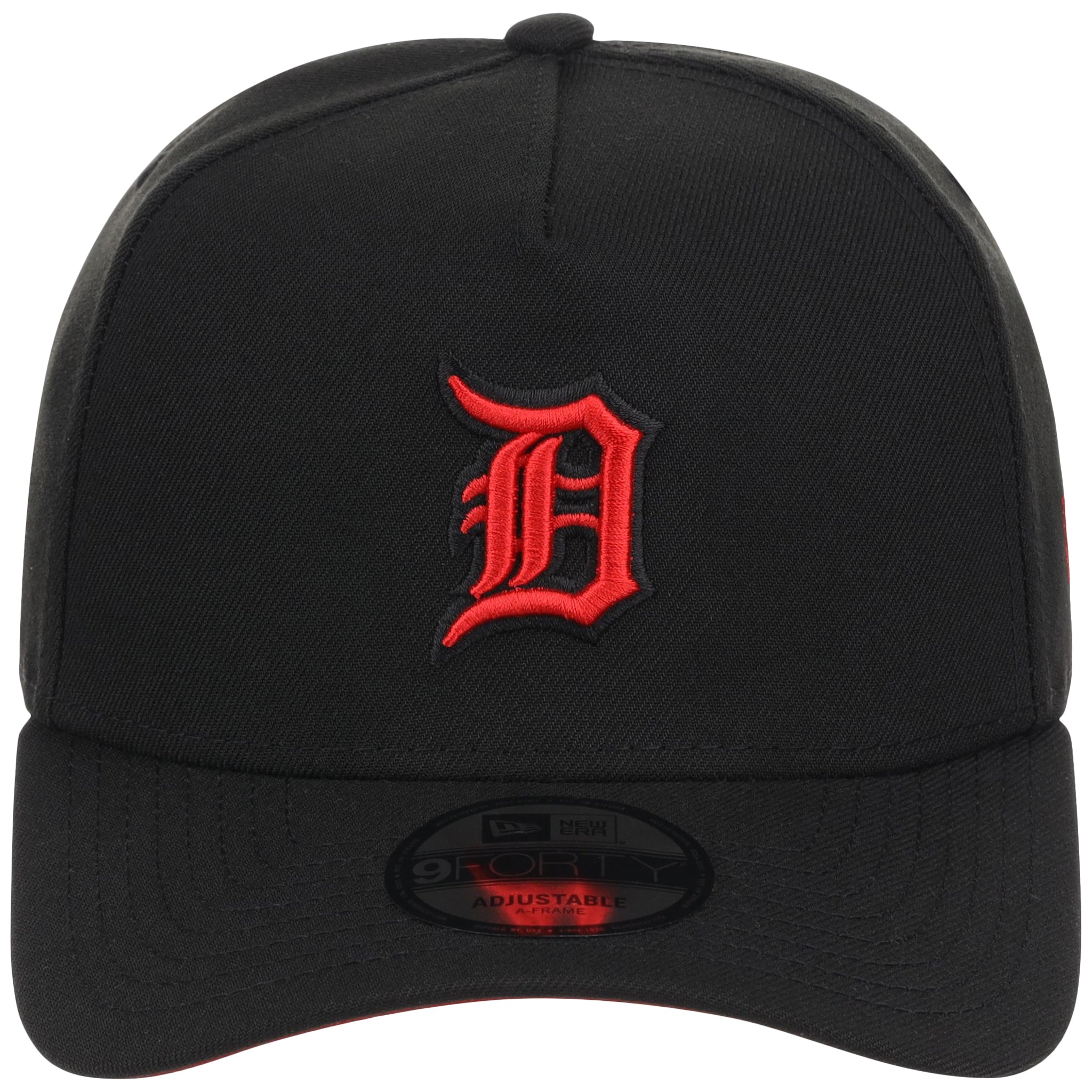 Detroit Tigers MLB Black x Red FASHION CORE New Era 9FORTY A-Frame