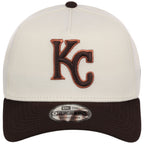 Kansas City Royals MLB Chrome x Burnt Wood FASHION CORE New Era 9FORTY A-Frame