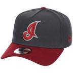 Cleveland Indians MLB Graphite x Cardinal FASHION CORE New Era 9FORTY A-Frame