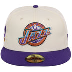 Utah Jazz NBA Chrome OTC New Era 59FIFTY (Chrome/Purple)
