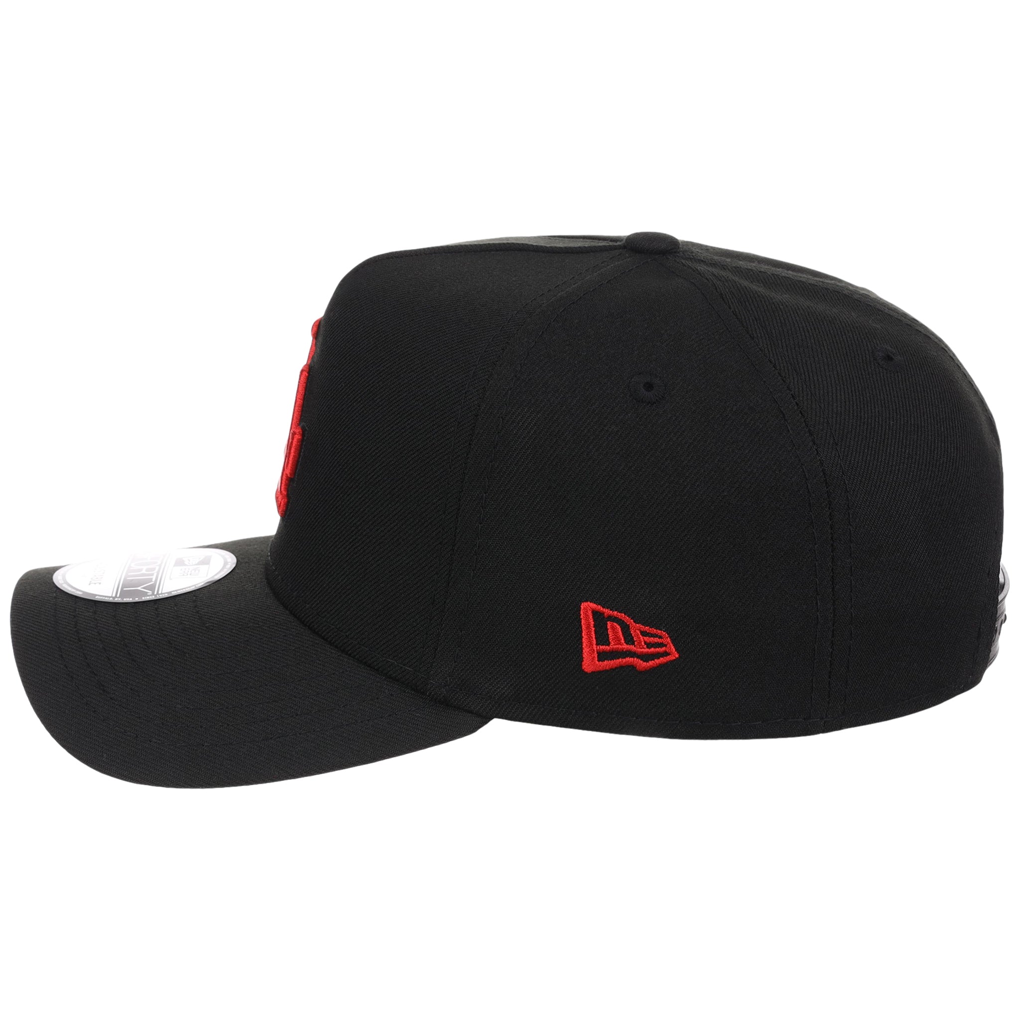Los Angeles Dodgers MLB Black x Red FASHION CORE New Era 9FORTY A-Frame