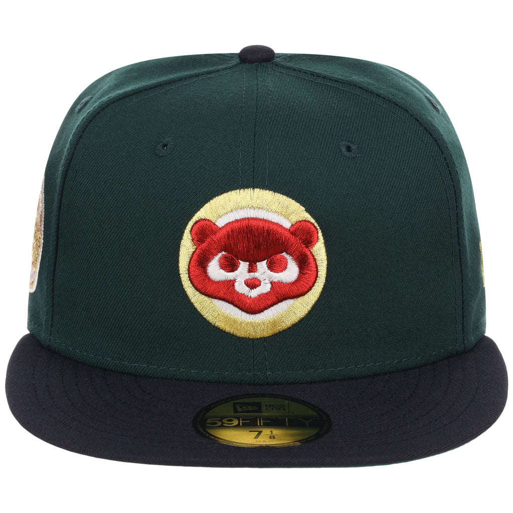Chicago Cubs Northside Chicago Crown the City New Era 59FIFTY (Dark Green/Navy)