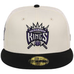 Sacramento Kings NBA Chrome OTC New Era 59FIFTY (Chrome/Black)