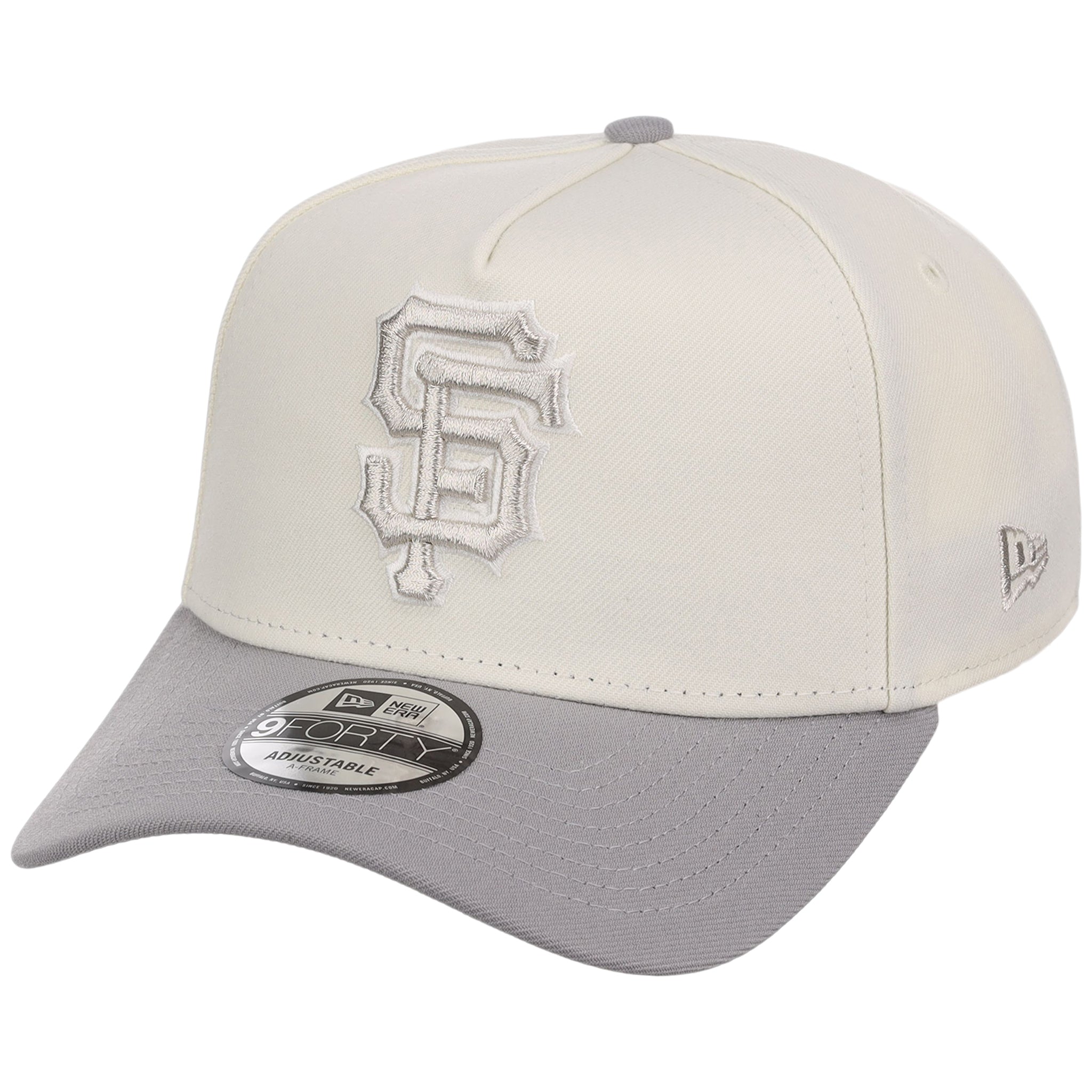 San Francisco Giants MLB Chrome x Gray FASHION CORE New Era 9FORTY A-Frame