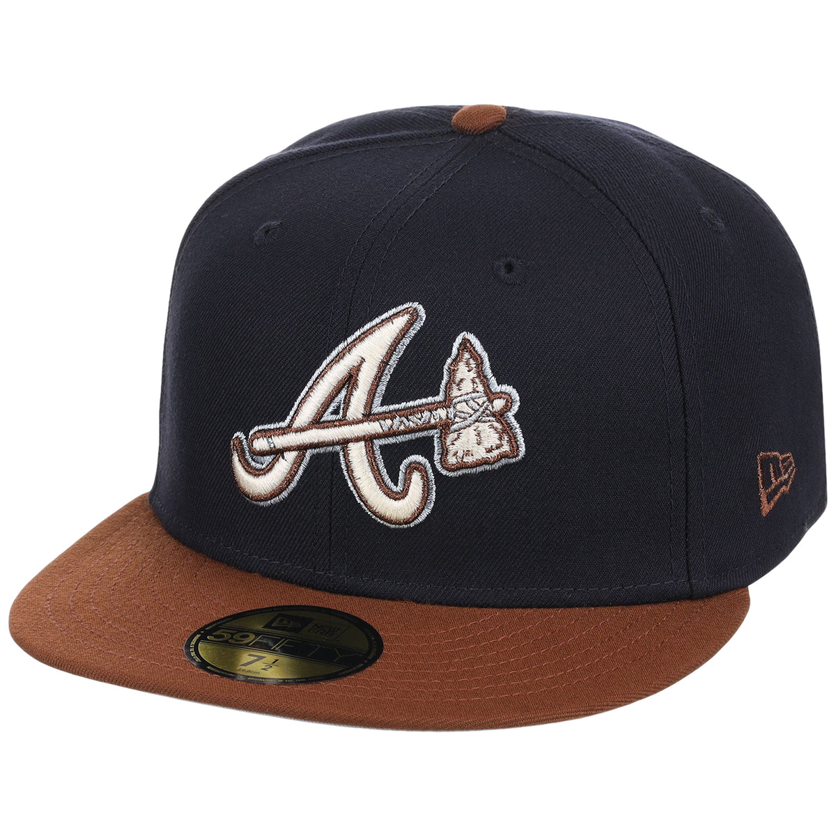 Atlanta Braves MLB Navy Auburn New Era 59FIFTY