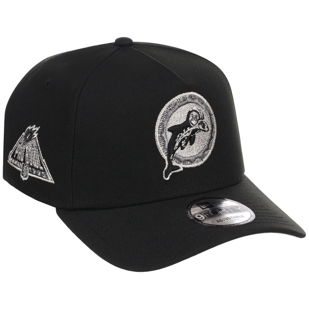 Miami Dolphins NFL Liquid Titanium New Era 9FORTY