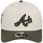 Atlanta Braves MLB Chrome Olive New Era 9FORTY
