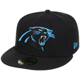 Carolina Panthers NFL Black Dome New Era 59FIFTY