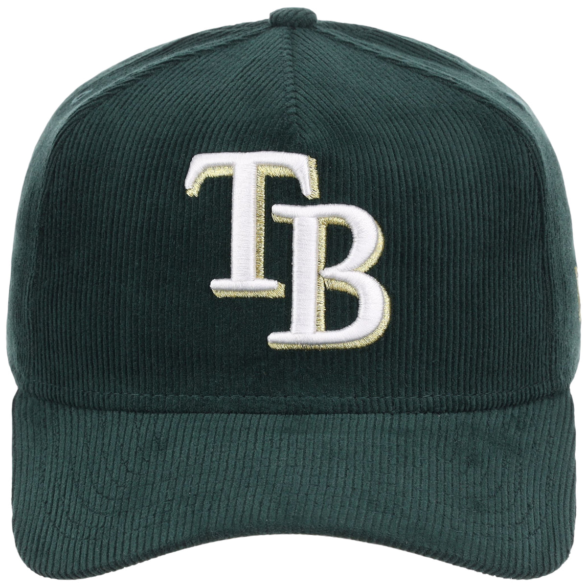 Tampa Bay Rays MLB Dark Green Cord FASHION CORE New Era 9FORTY A-Frame
