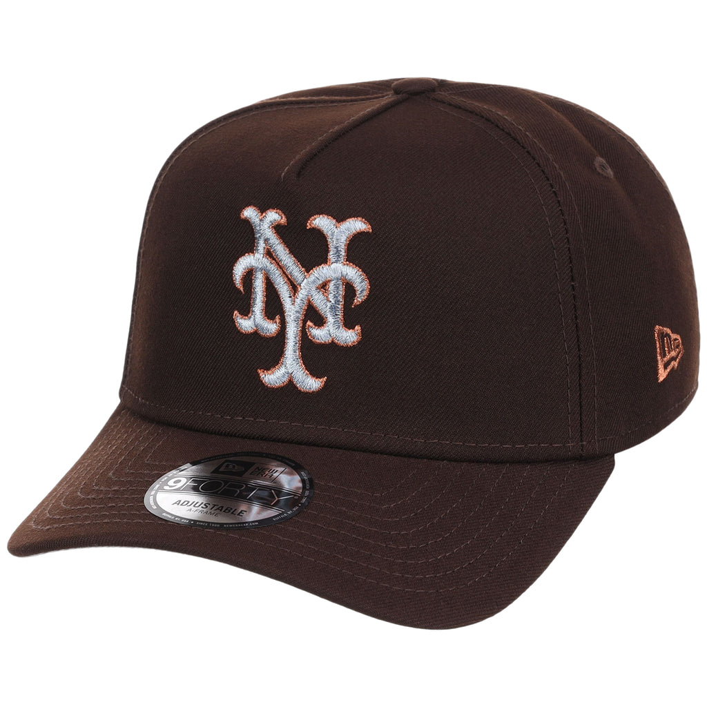 New York Mets MLB Frosted Bark New Era 9FORTY A-Frame