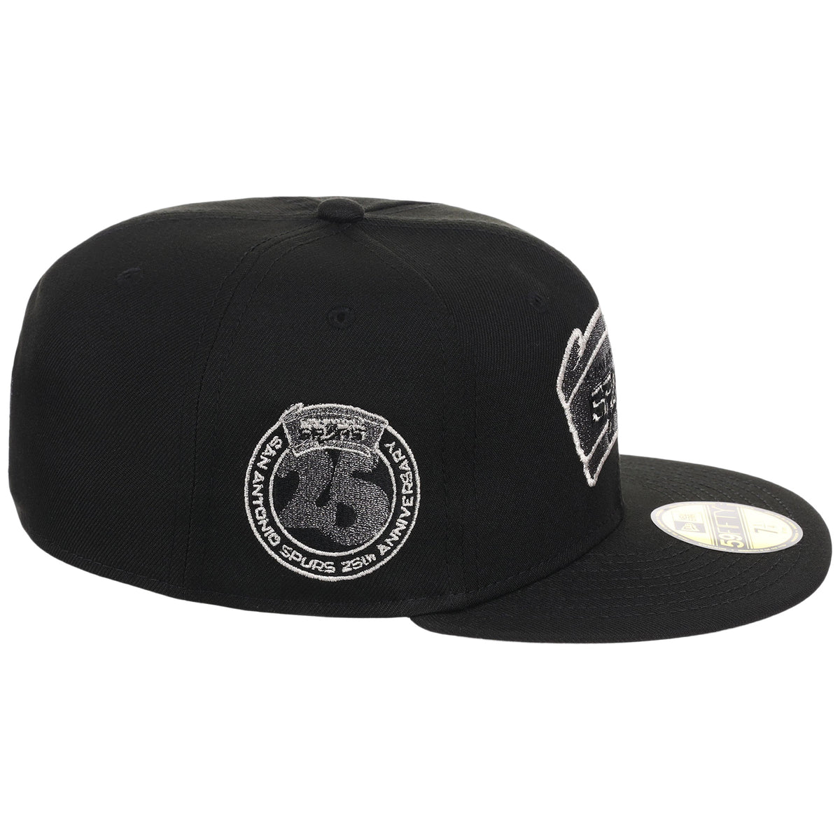 San Antonio Spurs NBA Liquid Titanium New Era 59FIFTY