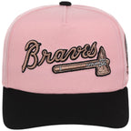 Atlanta Braves MLB Pink Mink Mitchell & Ness Pro Pinch