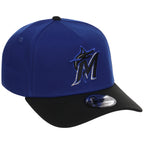 Miami Marlins MLB Royal x Black FASHION CORE New Era 9FORTY A-Frame