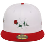New York Yankees 'Concrete Roses' New Era 59FIFTY (White/Red)