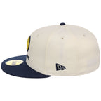 Indiana Pacers NBA Chrome OTC New Era 59FIFTY (Chrome/Navy)