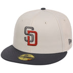 San Diego Padres MLB Cream x Graphite New Era 59FIFTY – 4