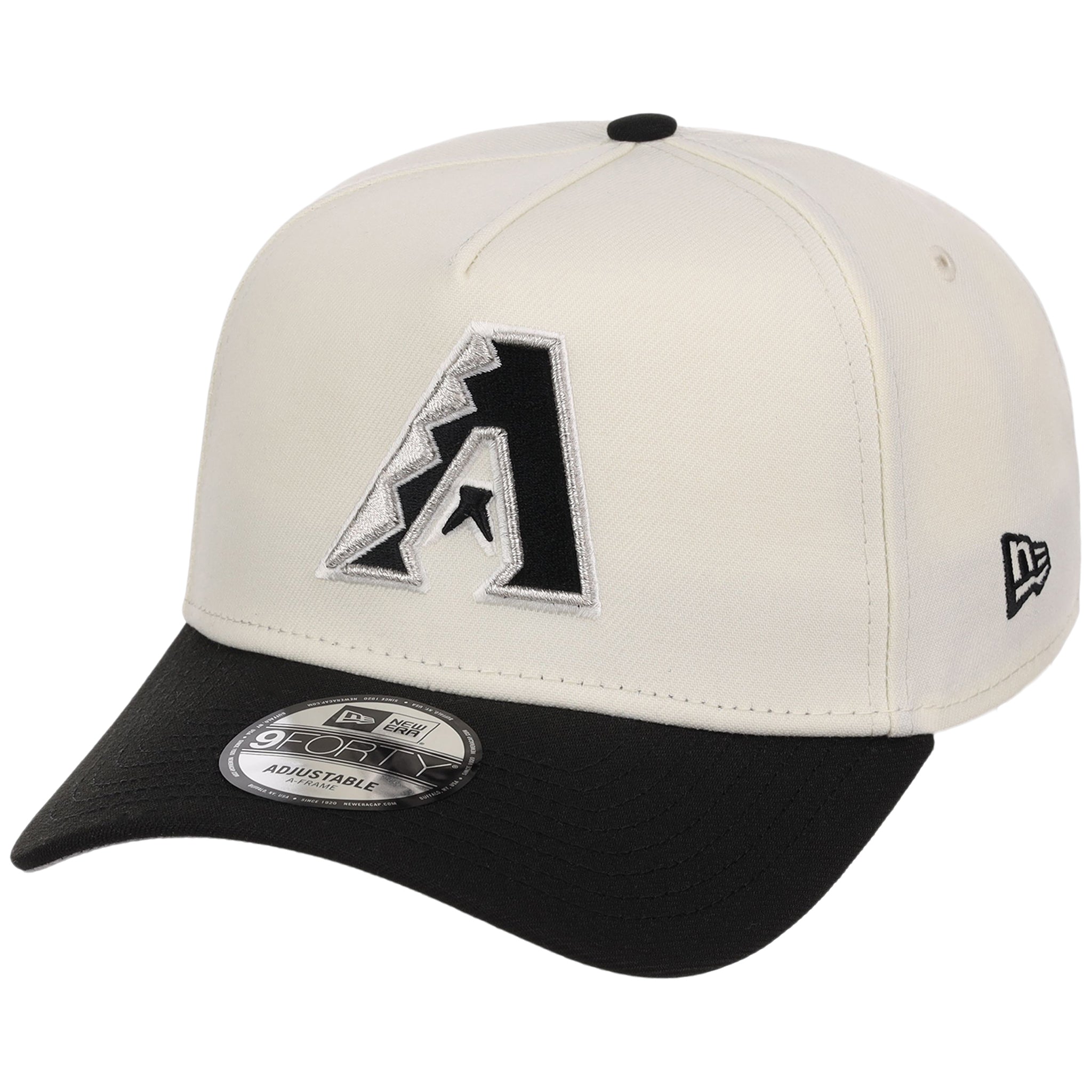 Arizona Diamondbacks MLB Chrome x Black FASHION CORE New Era 9FORTY A-Frame
